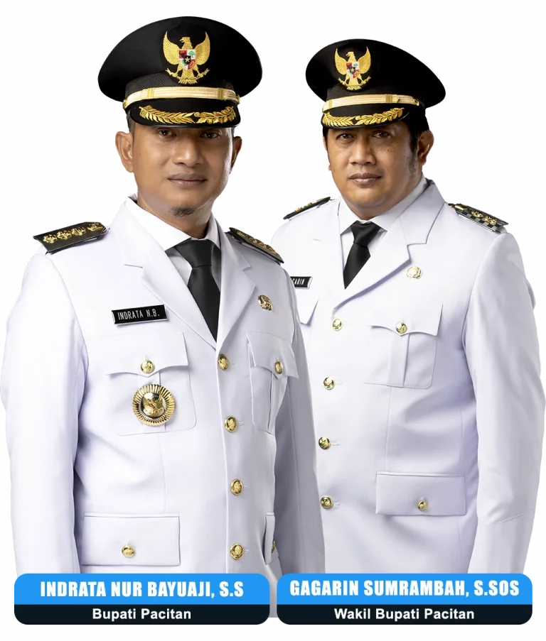 bupati dan wakil bupati pacitan_putih